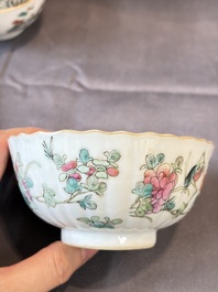 A group of 14 Chinese and Samson, Paris porcelain wares, 18/19th C.