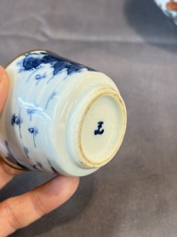 A group of 14 Chinese and Samson, Paris porcelain wares, 18/19th C.