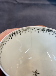 A group of 14 Chinese and Samson, Paris porcelain wares, 18/19th C.