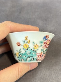 A group of 14 Chinese and Samson, Paris porcelain wares, 18/19th C.