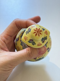 Ten Chinese famille rose and verte wares, Qianlong and Jing De Zhen 景德鎮 marks, 20th C.