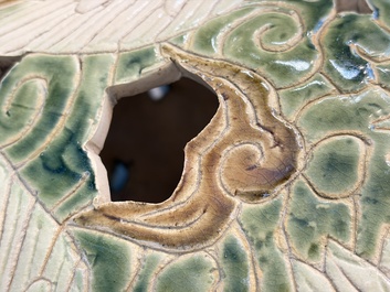 A Vietnamese Bien Hoa pottery garden seat, 20th C.