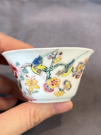 A group of 14 Chinese and Samson, Paris porcelain wares, 18/19th C.