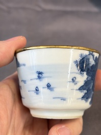 A group of 14 Chinese and Samson, Paris porcelain wares, 18/19th C.