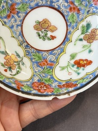 A group of 14 Chinese and Samson, Paris porcelain wares, 18/19th C.