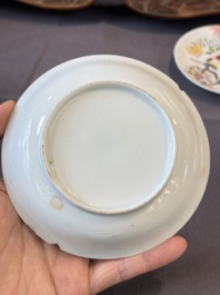 A group of 14 Chinese and Samson, Paris porcelain wares, 18/19th C.