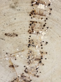 A Chinese wucai covered vase with narrative design and a jar mounted as a wine cooler, Transitional period