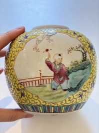 Ten Chinese famille rose and verte wares, Qianlong and Jing De Zhen 景德鎮 marks, 20th C.