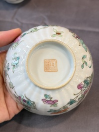A group of 14 Chinese and Samson, Paris porcelain wares, 18/19th C.
