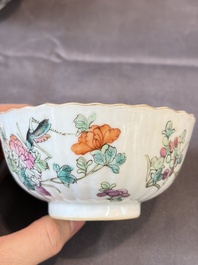 A group of 14 Chinese and Samson, Paris porcelain wares, 18/19th C.