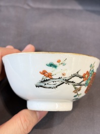 A group of 14 Chinese and Samson, Paris porcelain wares, 18/19th C.