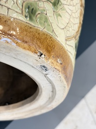 A Vietnamese Bien Hoa pottery garden seat, 20th C.