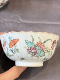 A group of 14 Chinese and Samson, Paris porcelain wares, 18/19th C.