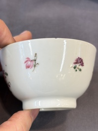 A group of 14 Chinese and Samson, Paris porcelain wares, 18/19th C.