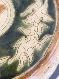 A Vietnamese Bien Hoa pottery garden seat, 20th C.
