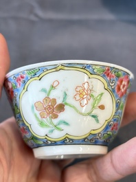 A group of 14 Chinese and Samson, Paris porcelain wares, 18/19th C.