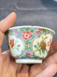 A group of 14 Chinese and Samson, Paris porcelain wares, 18/19th C.