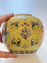 Ten Chinese famille rose and verte wares, Qianlong and Jing De Zhen 景德鎮 marks, 20th C.