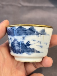 A group of 14 Chinese and Samson, Paris porcelain wares, 18/19th C.
