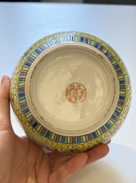 Ten Chinese famille rose and verte wares, Qianlong and Jing De Zhen 景德鎮 marks, 20th C.