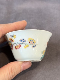 A group of 14 Chinese and Samson, Paris porcelain wares, 18/19th C.