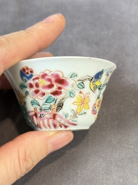 A group of 14 Chinese and Samson, Paris porcelain wares, 18/19th C.