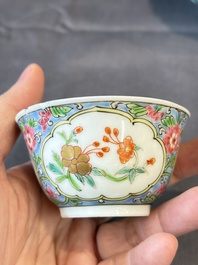 A group of 14 Chinese and Samson, Paris porcelain wares, 18/19th C.