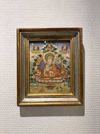 A Tibetan 'Padmasambhava' thangka, 19/20th C.