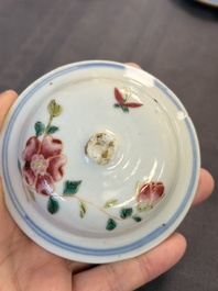 A large collection of 47 Chinese covers and lids, 18/20th C.
