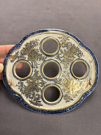 A large collection of 47 Chinese covers and lids, 18/20th C.