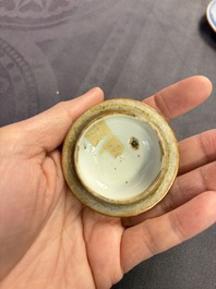 A large collection of 47 Chinese covers and lids, 18/20th C.