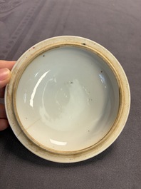 A large collection of 47 Chinese covers and lids, 18/20th C.
