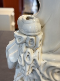 A Chinese Dehua Blanc de Chine 'Damo' group, 20th C.