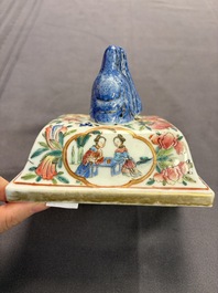 A large collection of 47 Chinese covers and lids, 18/20th C.