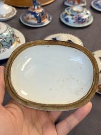 A large collection of 47 Chinese covers and lids, 18/20th C.