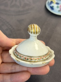 A large collection of 47 Chinese covers and lids, 18/20th C.