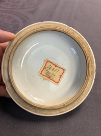 A large collection of 47 Chinese covers and lids, 18/20th C.
