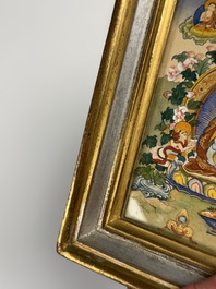 A Tibetan 'Padmasambhava' thangka, 19/20th C.