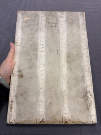 Two Chinese famille rose 'Li Bai 李白' and 'Zhou Dunyi 周敦頤' plaques, one after Wang Dafan 王大凡 and dated 1927, 20th C.
