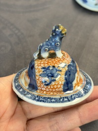 A large collection of 47 Chinese covers and lids, 18/20th C.