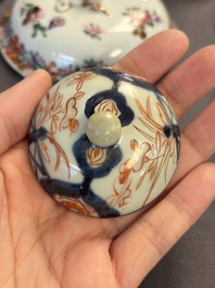 A large collection of 47 Chinese covers and lids, 18/20th C.