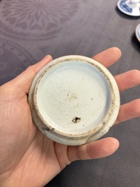 A large collection of 47 Chinese covers and lids, 18/20th C.