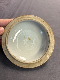A large collection of 47 Chinese covers and lids, 18/20th C.