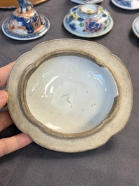 A large collection of 47 Chinese covers and lids, 18/20th C.