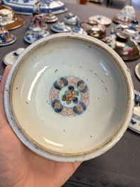 A large collection of 47 Chinese covers and lids, 18/20th C.