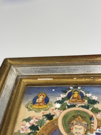 A Tibetan 'Padmasambhava' thangka, 19/20th C.