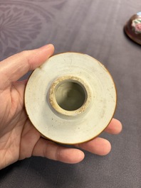 A large collection of 47 Chinese covers and lids, 18/20th C.