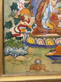 A Tibetan 'Padmasambhava' thangka, 19/20th C.