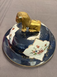 A large collection of 47 Chinese covers and lids, 18/20th C.