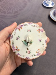A large collection of 47 Chinese covers and lids, 18/20th C.